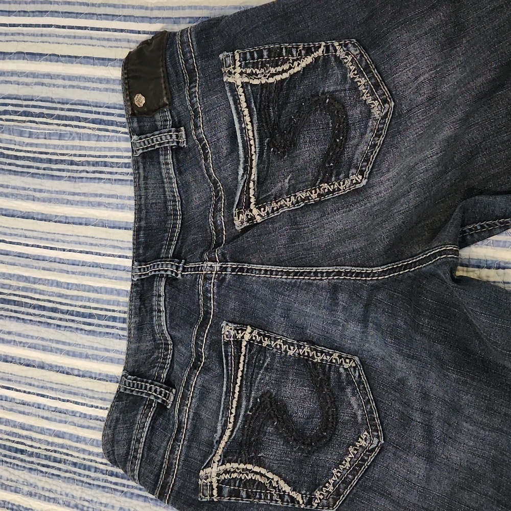 Silver Jeans Co Suki Capri denim jeans 31 x 23 mid capri